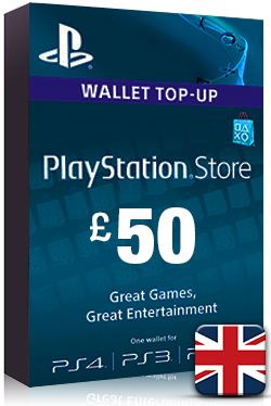Buy Playstation Network Card Psn Key 50 Pound Uk For - 